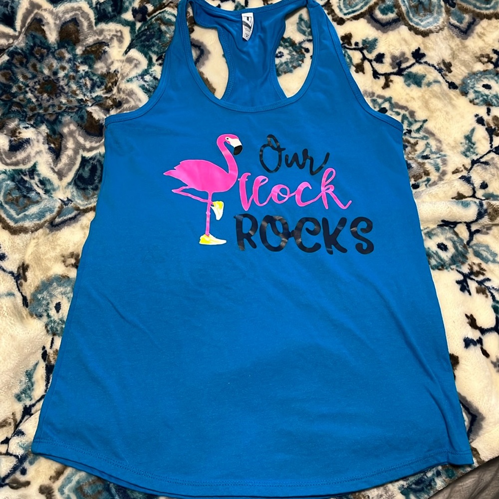 Tank top flamingo